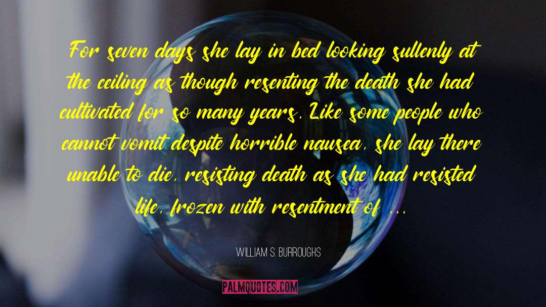 Death Of A Friend quotes by William S. Burroughs