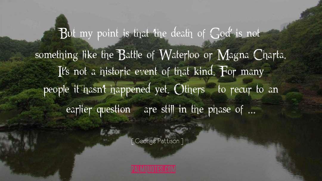 Death Of God quotes by George Pattison