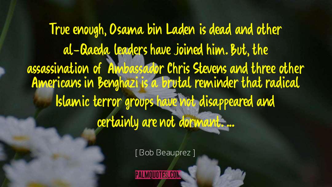 Death Of Osama Bin Laden quotes by Bob Beauprez