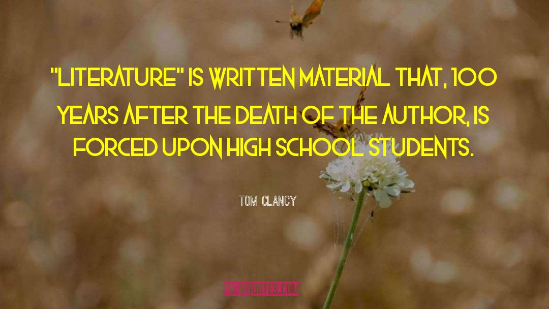 Death Of The Author quotes by Tom Clancy