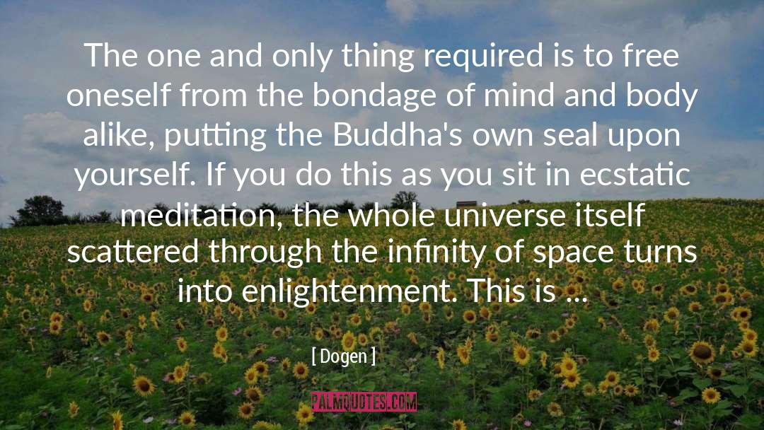 Death Of The Universe quotes by Dogen