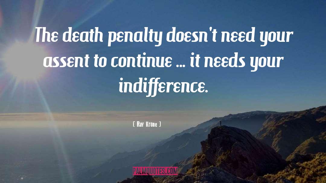 Death Penalty quotes by Ray Krone