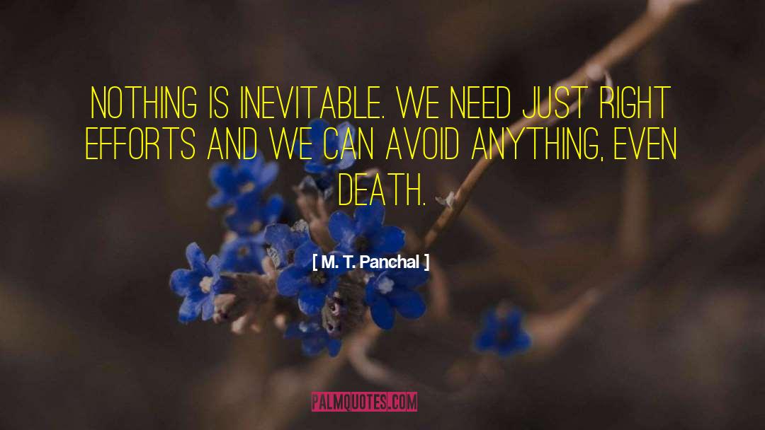 Death Poems quotes by M. T. Panchal