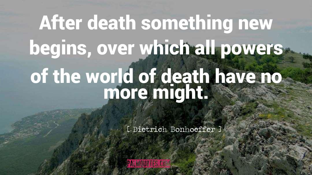 Death quotes by Dietrich Bonhoeffer