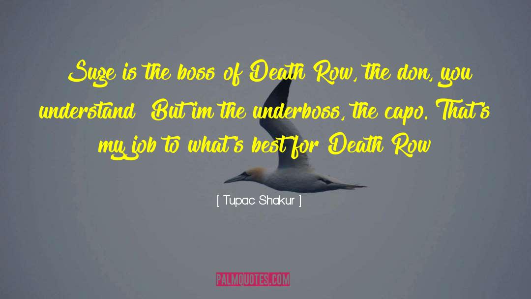 Death Row quotes by Tupac Shakur