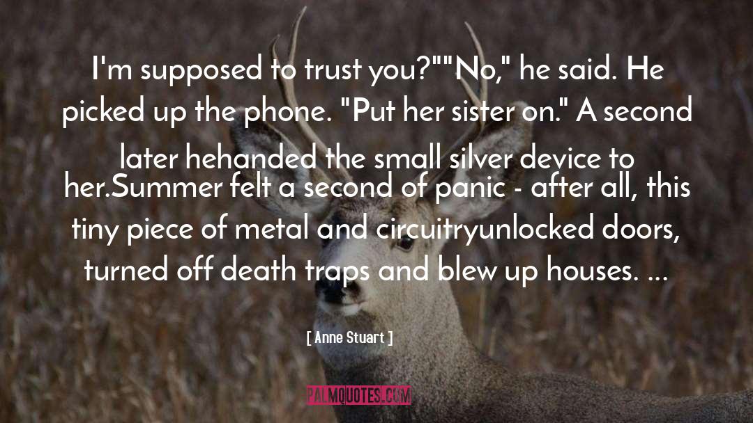 Death Sister Connection quotes by Anne Stuart