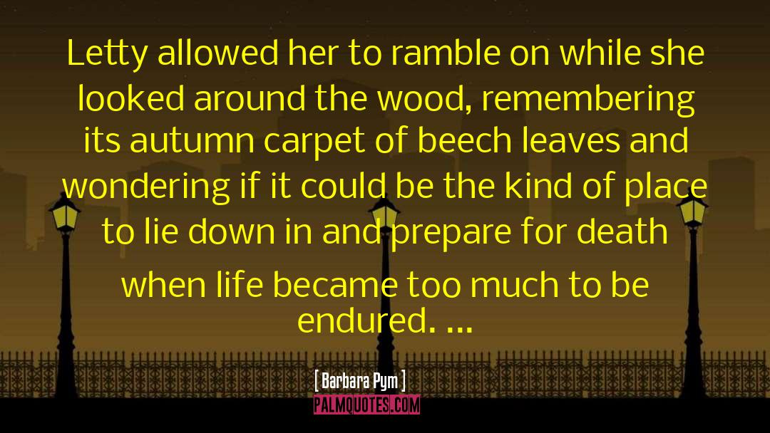 Death Suicide quotes by Barbara Pym