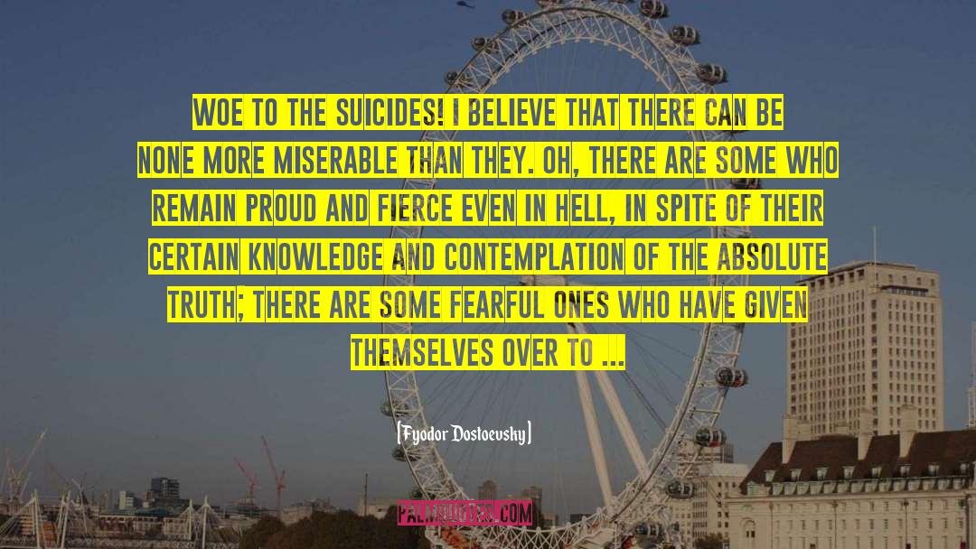 Death Suicide quotes by Fyodor Dostoevsky