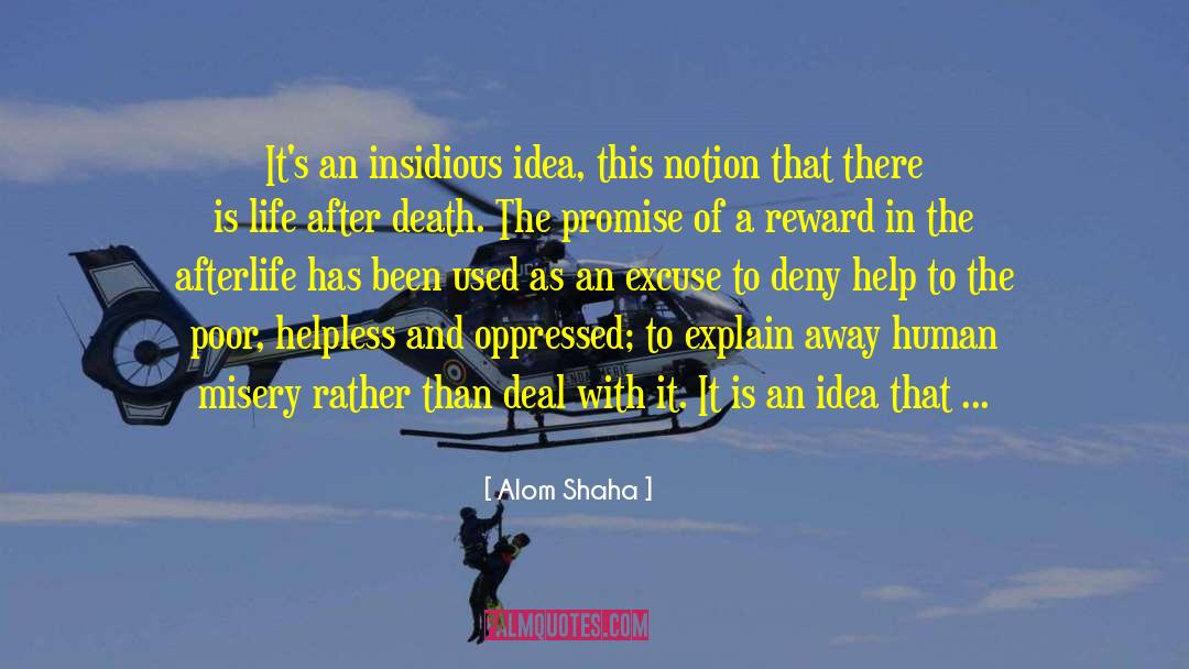 Death Sympathy quotes by Alom Shaha