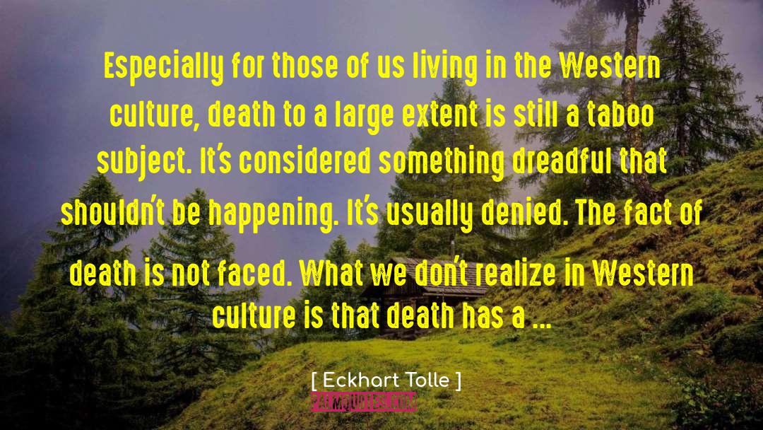 Death Tattoos quotes by Eckhart Tolle