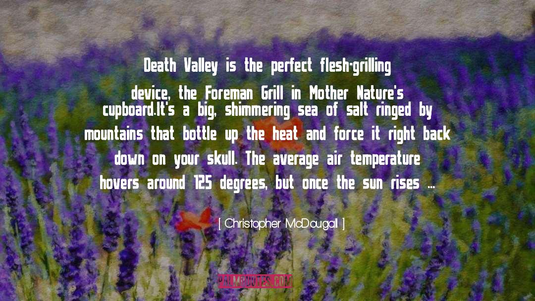 Death Valley quotes by Christopher McDougall