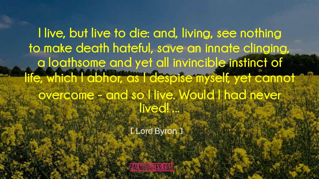 Death Watch quotes by Lord Byron