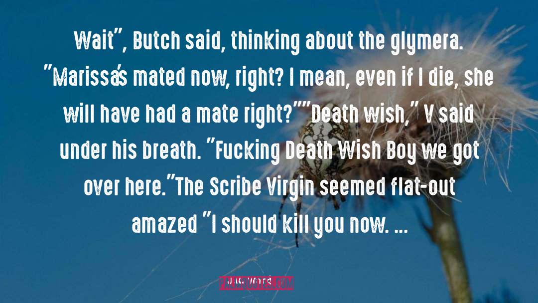 Death Wish quotes by J.R. Ward