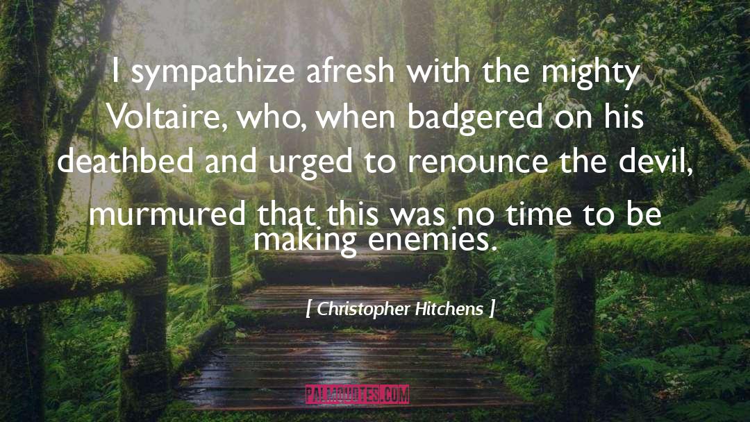 Deathbed quotes by Christopher Hitchens