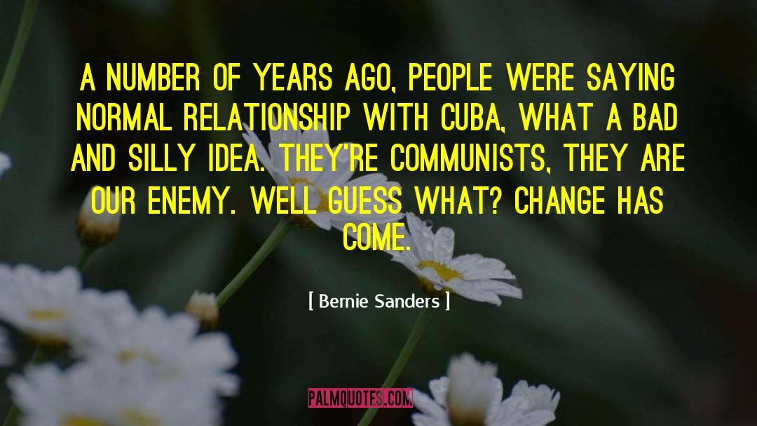 Debacco Cuba quotes by Bernie Sanders