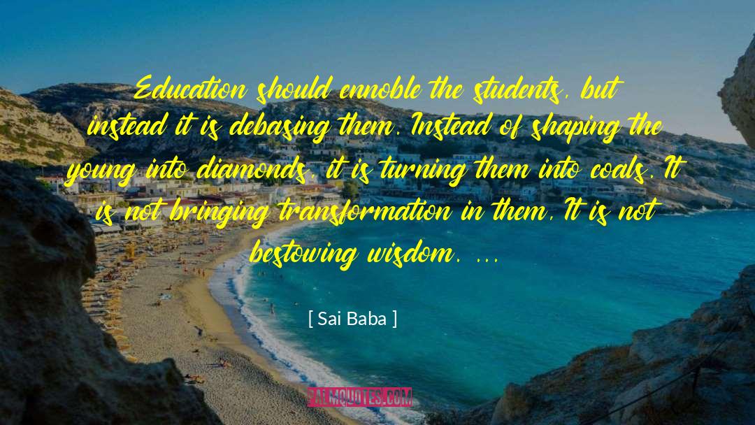 Debasing quotes by Sai Baba