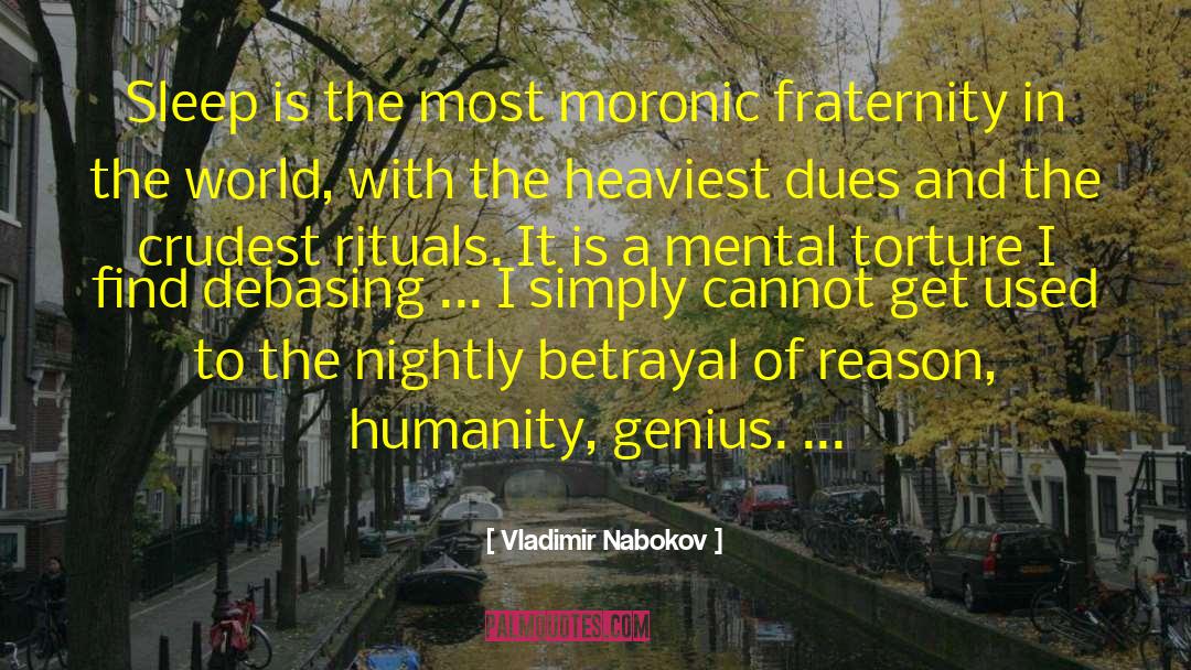 Debasing quotes by Vladimir Nabokov