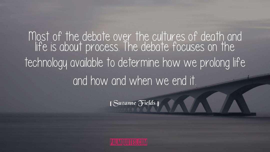 Debate quotes by Suzanne Fields