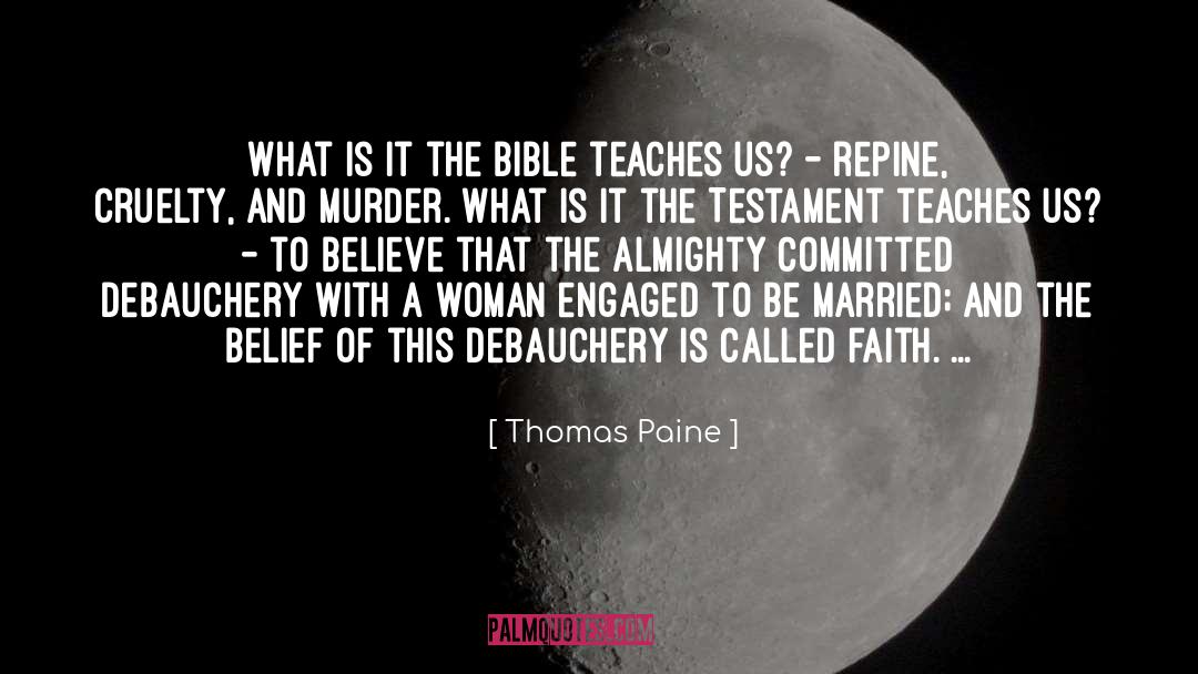 Debauchery quotes by Thomas Paine