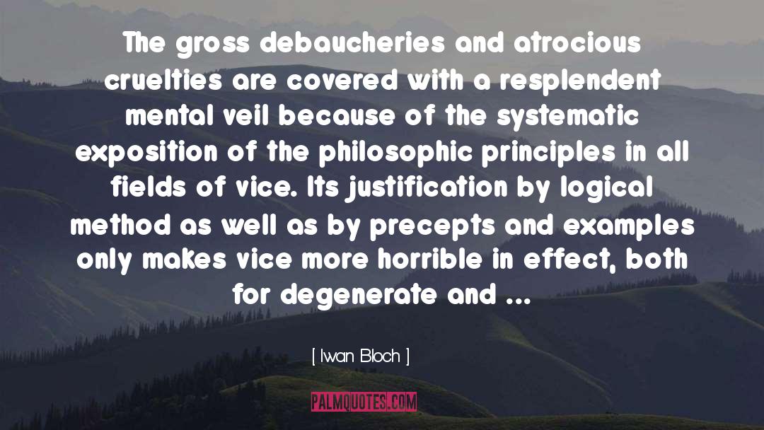 Debauchery quotes by Iwan Bloch