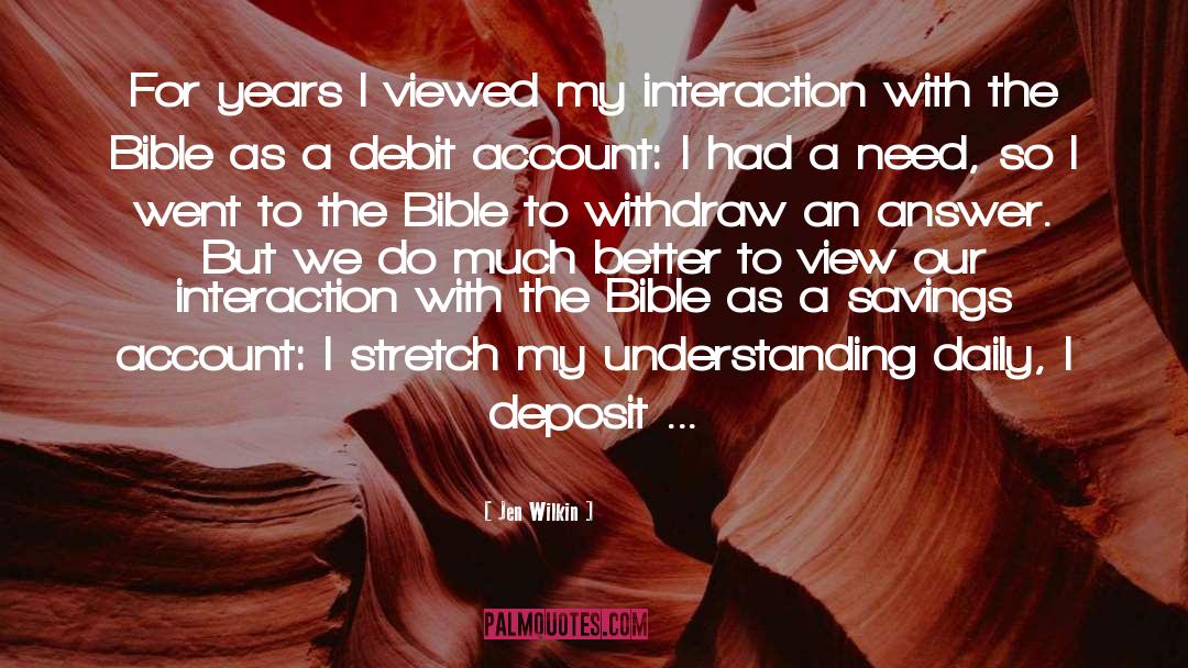 Debit quotes by Jen Wilkin