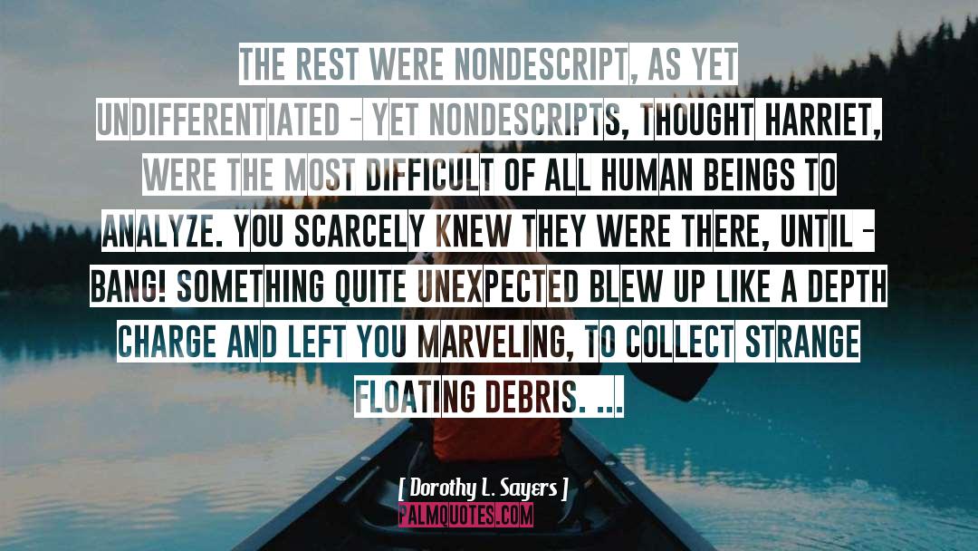 Debris quotes by Dorothy L. Sayers