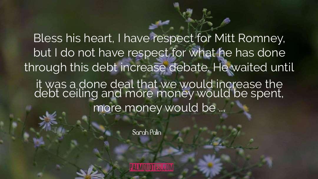 Debt Ceiling quotes by Sarah Palin