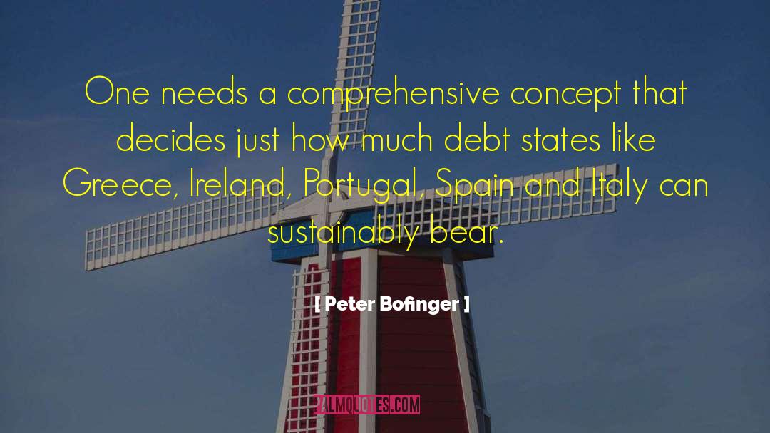 Debt Crises quotes by Peter Bofinger