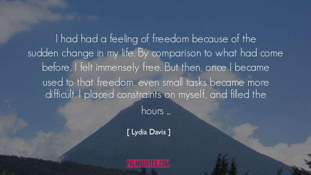 Debt Free quotes by Lydia Davis