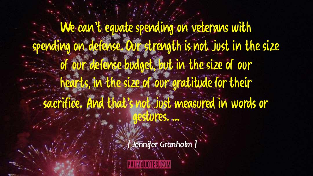 Debt Of Gratitude quotes by Jennifer Granholm