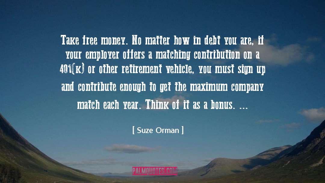Debt quotes by Suze Orman