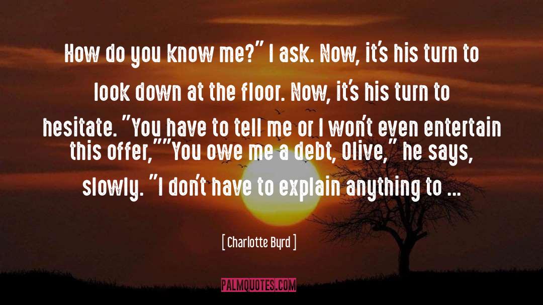 Debt quotes by Charlotte Byrd