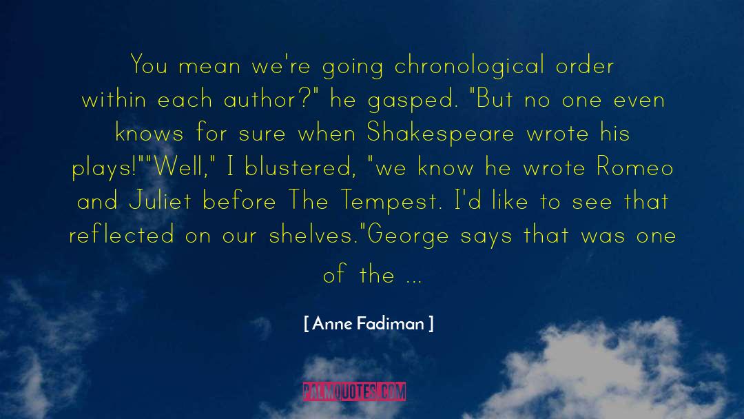 Debut Author quotes by Anne Fadiman