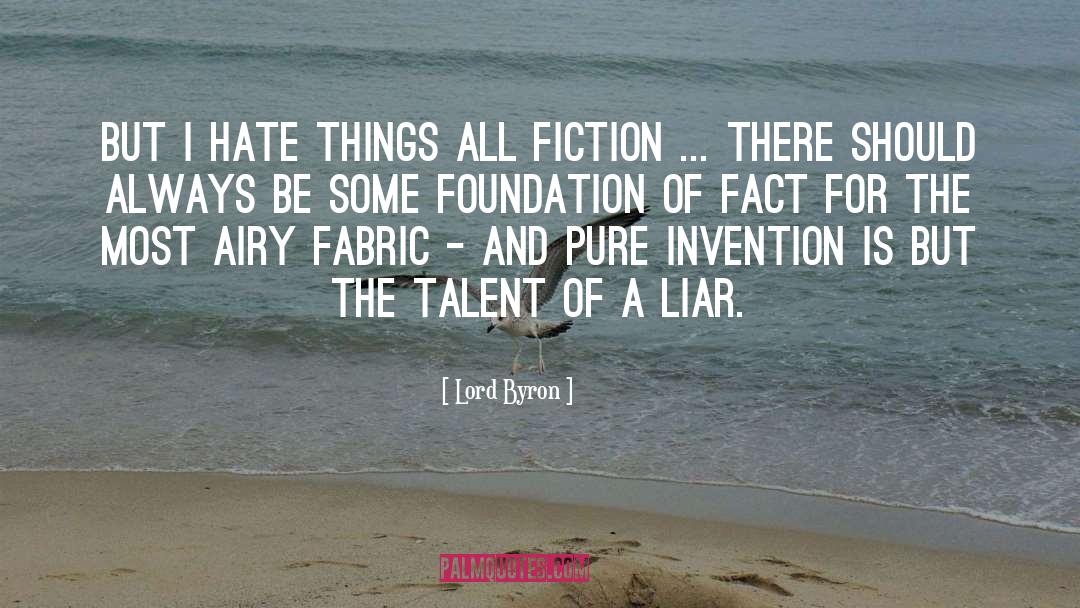 Debut Fiction quotes by Lord Byron