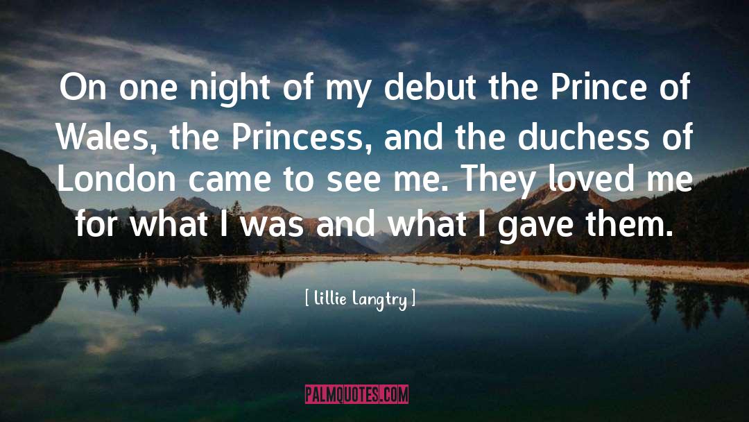 Debut quotes by Lillie Langtry