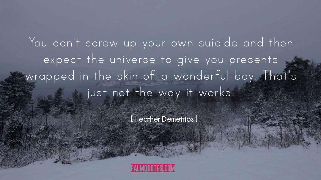 Debut quotes by Heather Demetrios