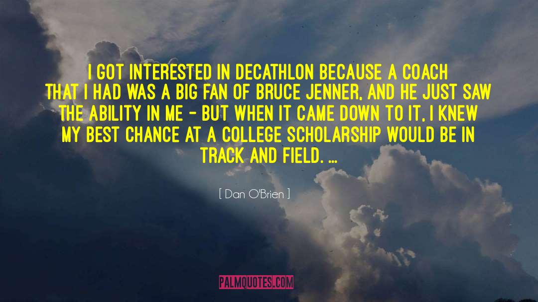 Decathlon quotes by Dan O'Brien