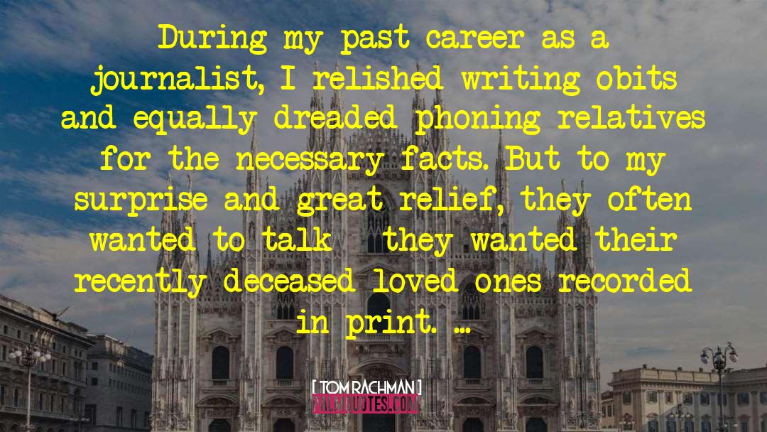 Deceased quotes by Tom Rachman