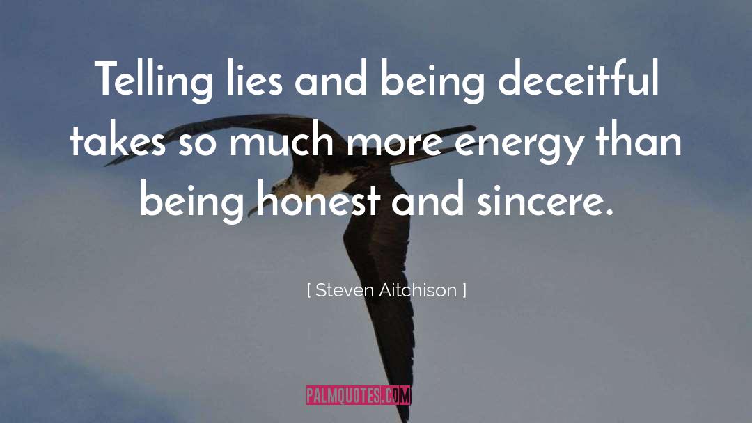 Deceitful quotes by Steven Aitchison