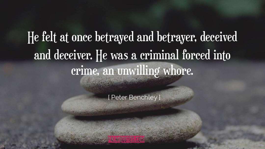 Deceiver quotes by Peter Benchley