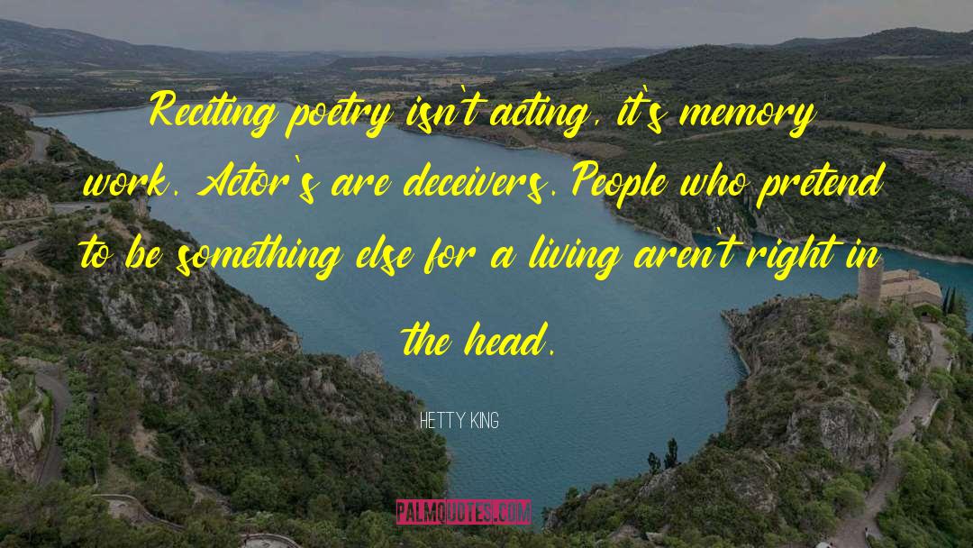 Deceivers quotes by Hetty King