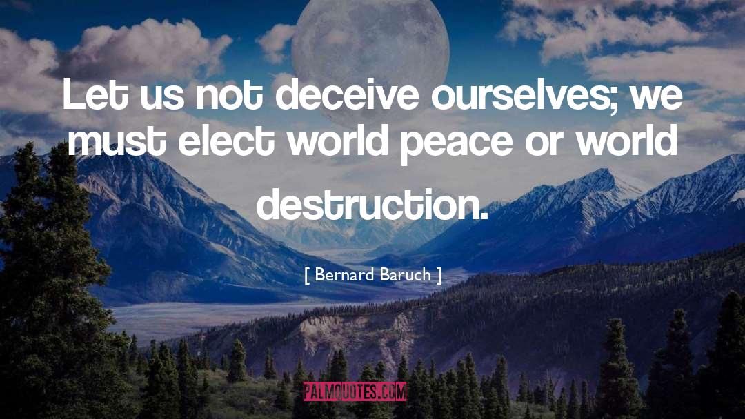 Deceiving quotes by Bernard Baruch