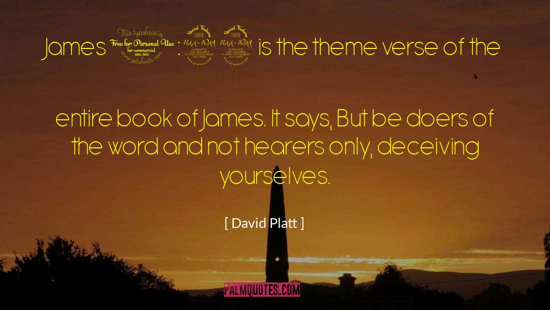 Deceiving quotes by David Platt