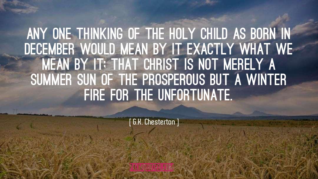 December quotes by G.K. Chesterton