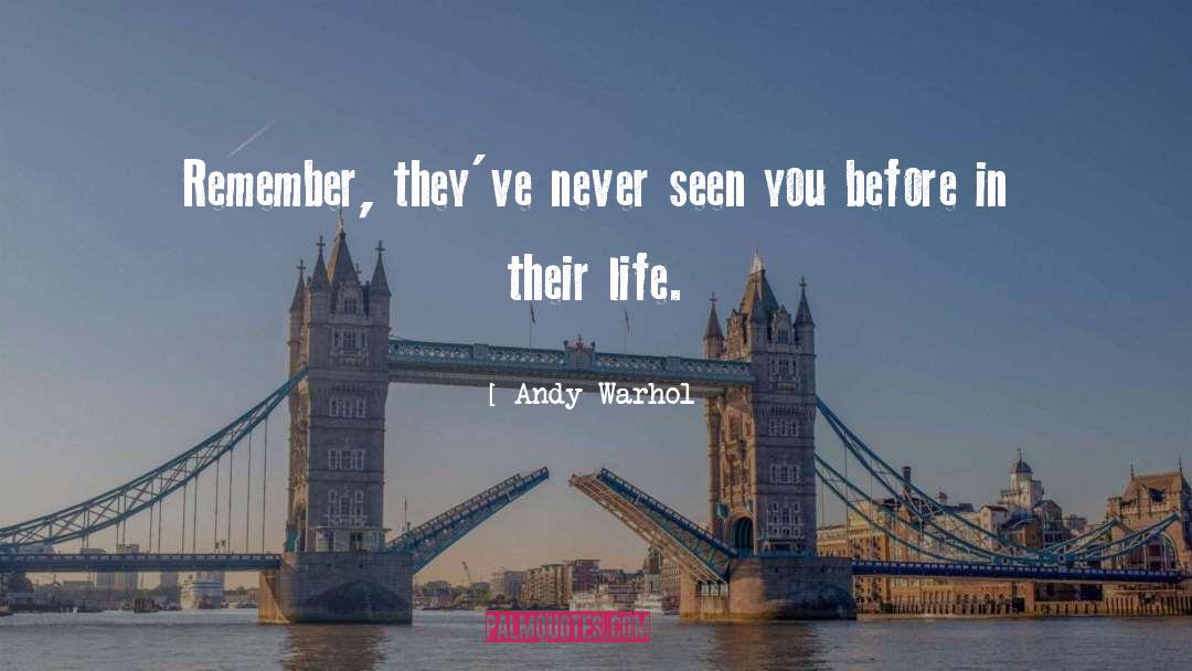 Decent Life quotes by Andy Warhol