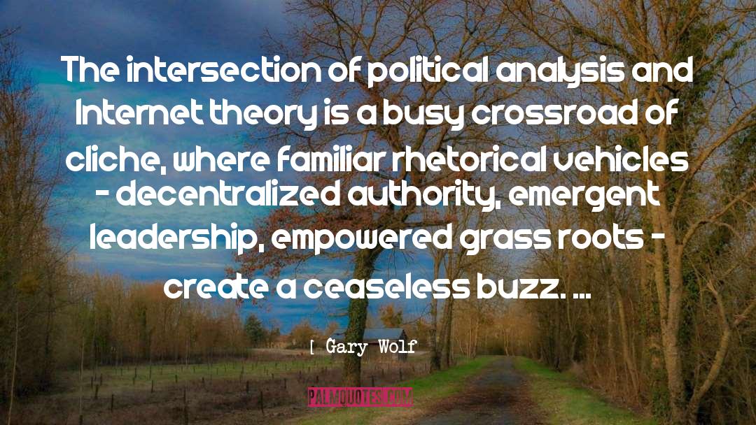 Decentralized Synonym quotes by Gary Wolf