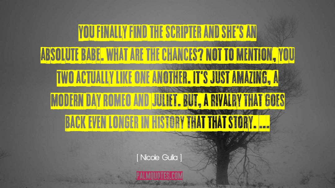 Deception In Romeo And Juliet quotes by Nicole Gulla