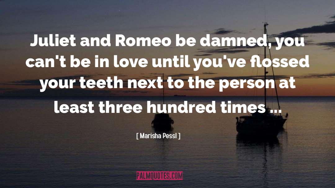 Deception In Romeo And Juliet quotes by Marisha Pessl