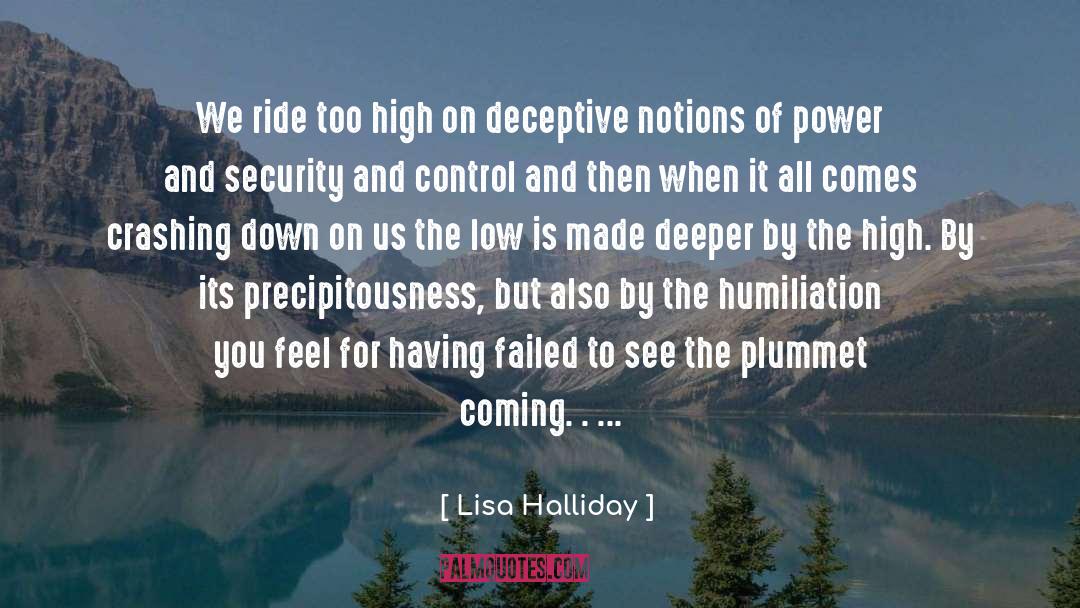Deceptive quotes by Lisa Halliday