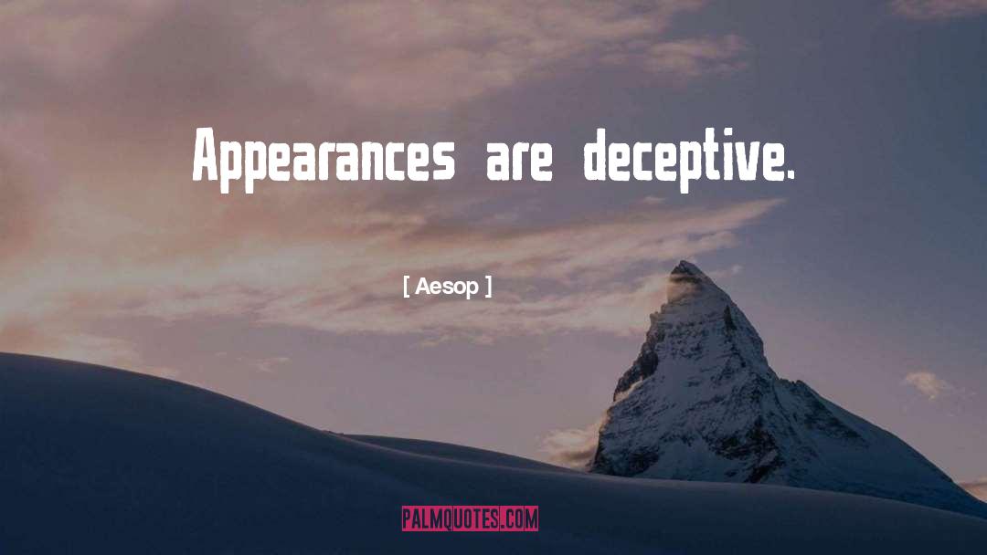 Deceptive quotes by Aesop